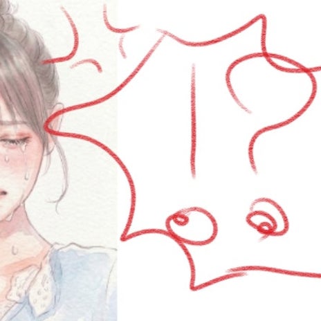 試験勉強で大号泣した中学生の娘の画像
