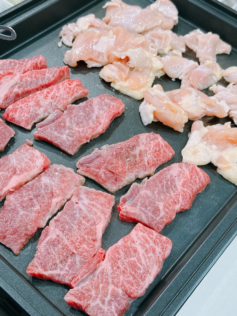 美奈代 ドンキで購入した肉で焼肉の画像