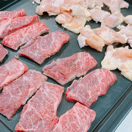 美奈代 ドンキで購入した肉で焼肉の画像