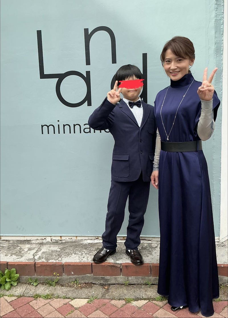 金子恵美 結婚式でおめかしした息子の画像