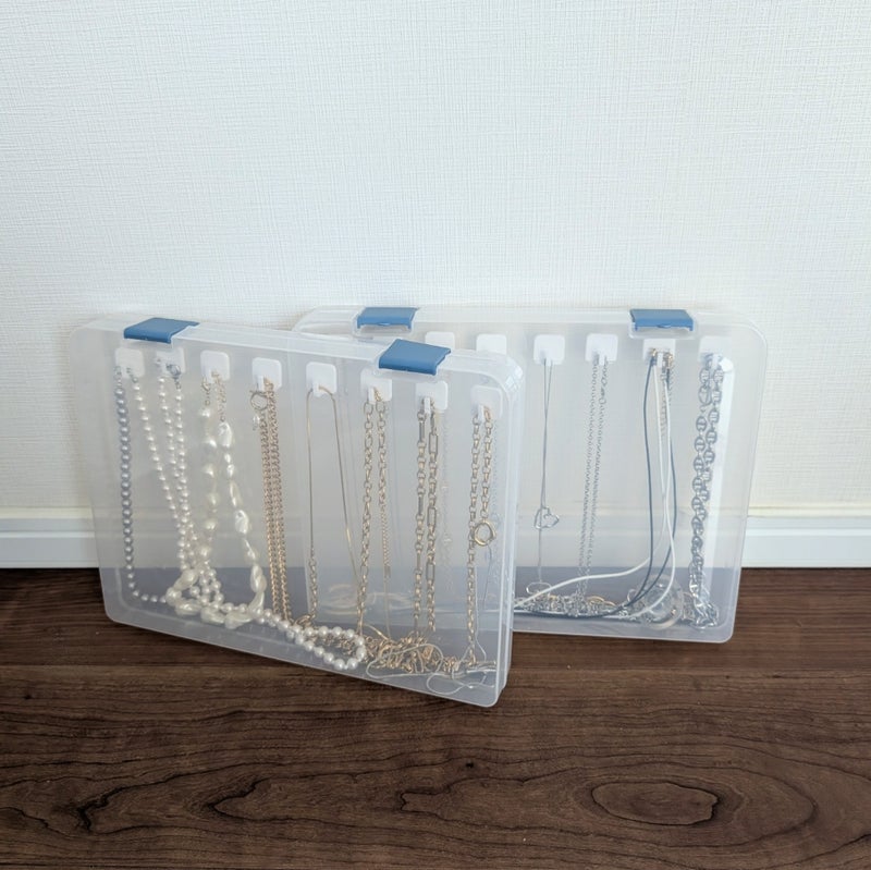 収納に困るネックレスの快適な収納の画像