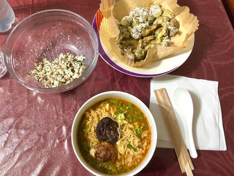 日本から戻ってきてからのボッチ飯の画像