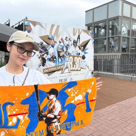 藤あや子 感動した選手の引退試合の画像