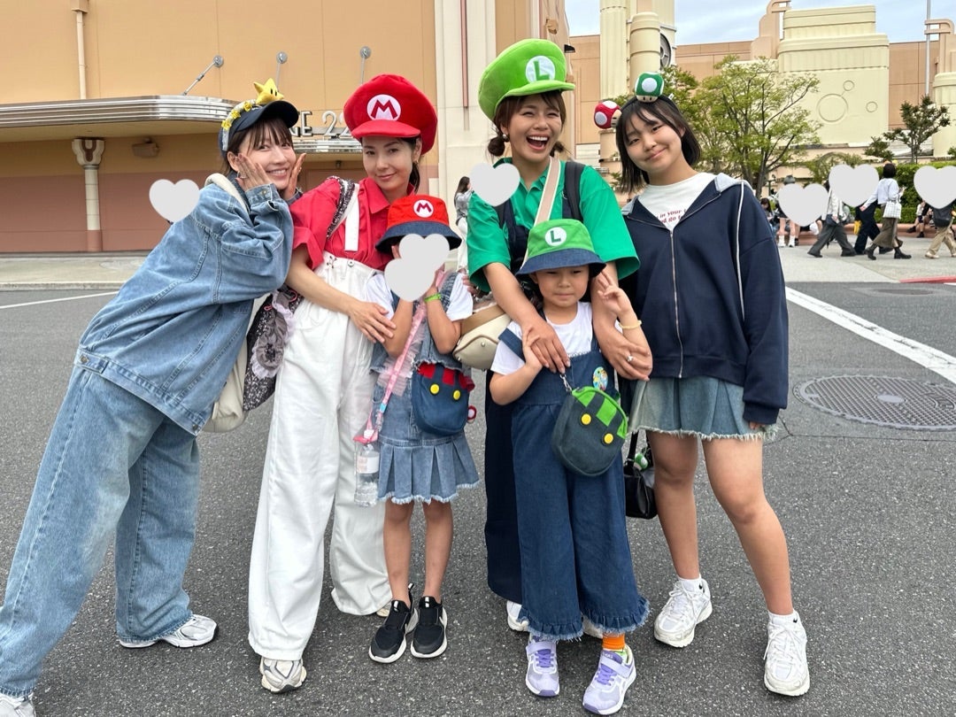 桃 USJでもバッタリ会えたクロら