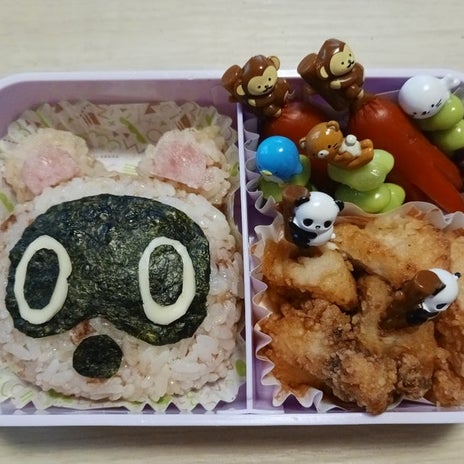 パパの分のおかずまで食べた娘の画像
