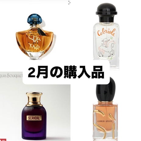 気に入ったので全部購入した香水の画像