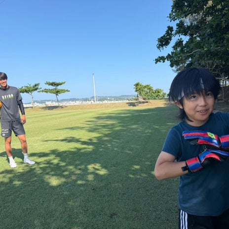 アレク 息子の輝いてる良い顔の画像