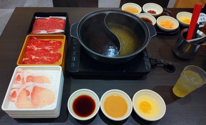 行列ができたしゃぶ葉の食べ放題の画像