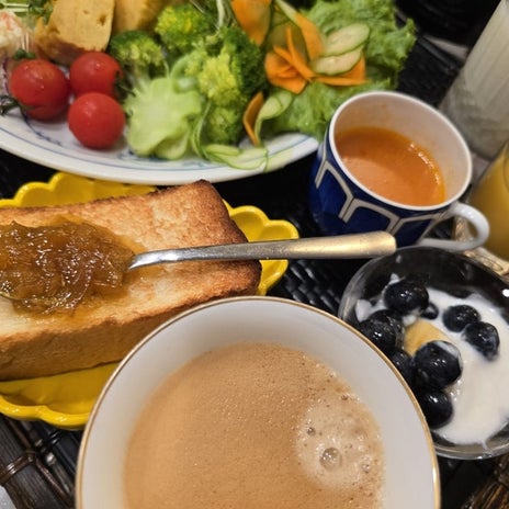 高橋英樹 少なめ朝食と車内お結びの画像