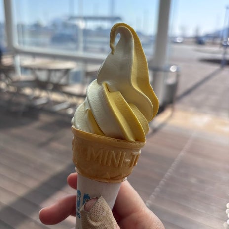 道の駅でご褒美に選んだミニサイズの画像