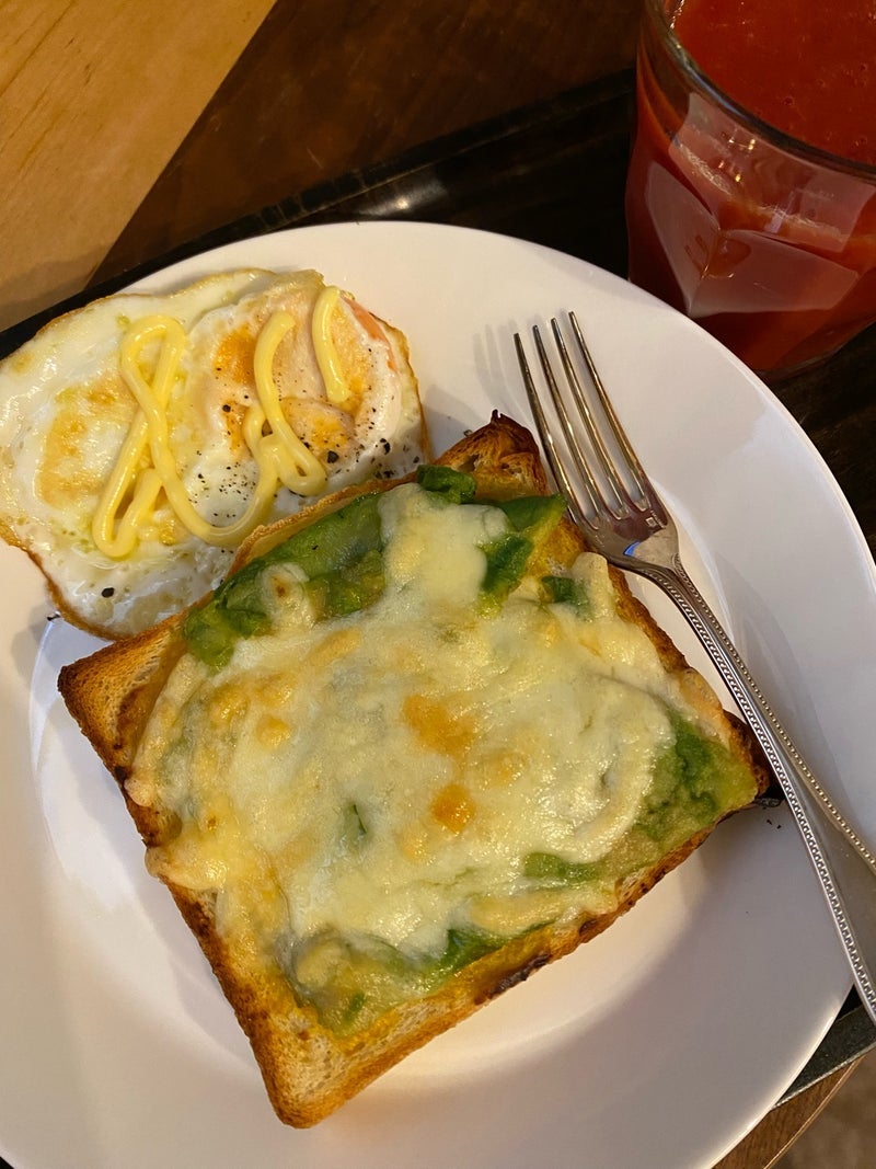 血糖値対策にもいいアボカド朝ご飯の画像