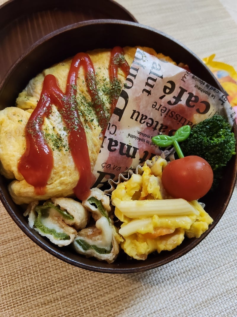 お疲れ気味でも作ったお弁当の画像