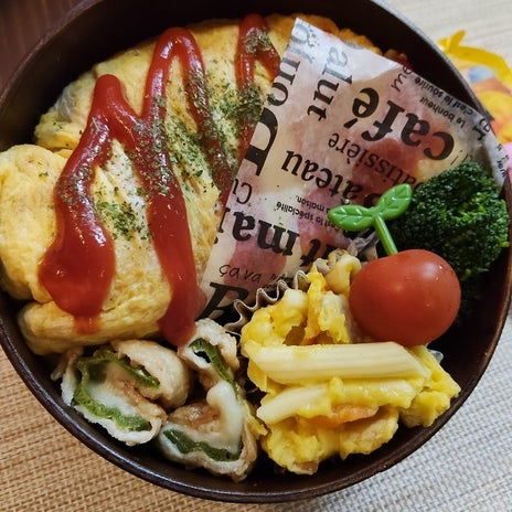 お疲れ気味でも作ったお弁当の画像