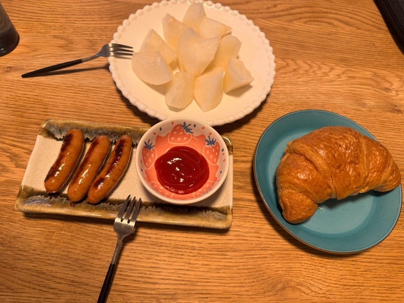 妻に感謝の朝食とお弁当作りの画像