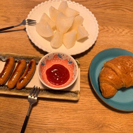 妻に感謝の朝食とお弁当作りの画像