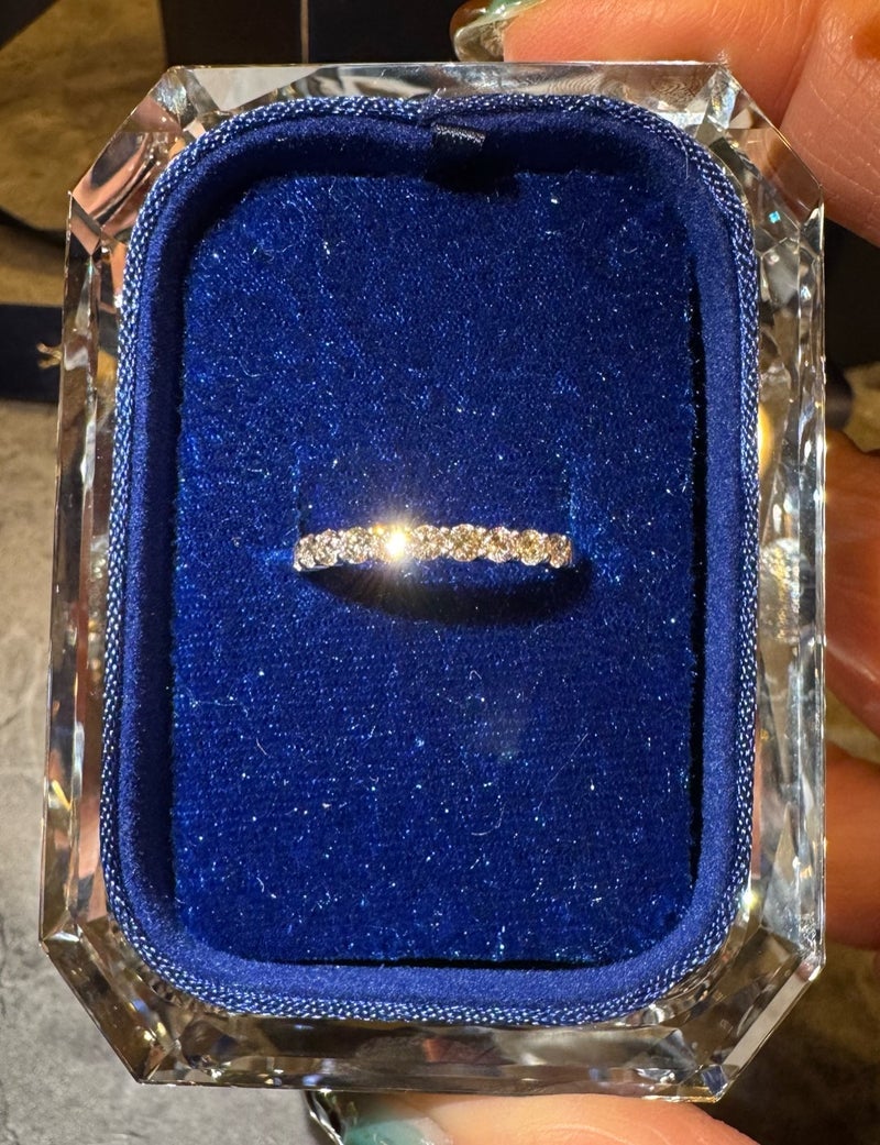 堀ちえみ 夫と選んだダイヤの指輪の画像