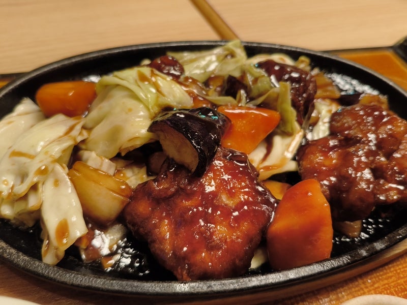 揚げ物を食べる84歳のお袋の元気さの画像