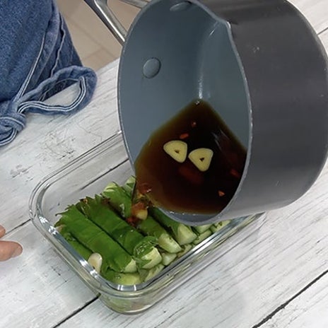 巻いて漬けるだけの簡単きゅうり漬けの画像